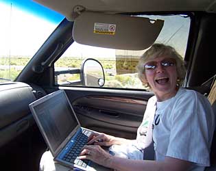 Surfing road warrior.