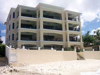 Back of condo building.