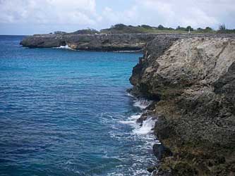 Rocky shore...