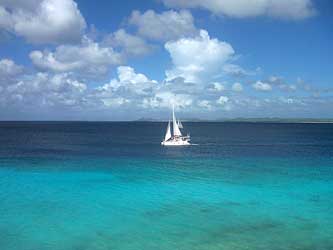 Sailboat going by.