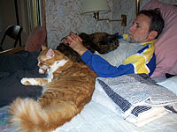 Peanut, Ginny, and friend.