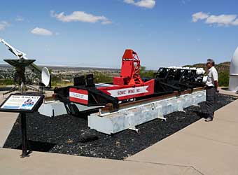 Sonic Wind rocket sled.