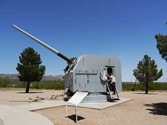 Original 5-inch gun from the USS FDR, 1945.