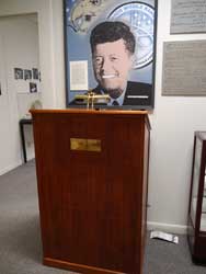 JFK podium.