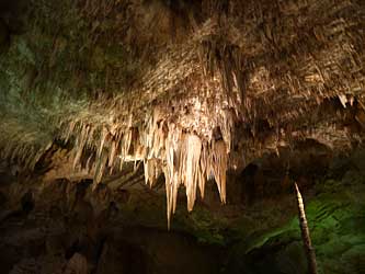 Stalactite chandelier.