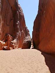 Sand hike.