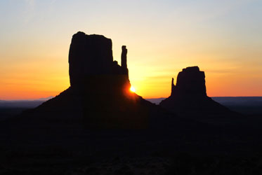 Sunrise on The Mittens.