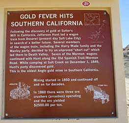 Gold fever.