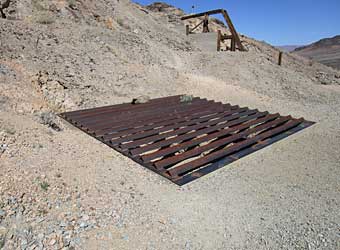 Covered shaft.