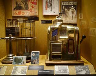 1930's dice roller and slot machine.