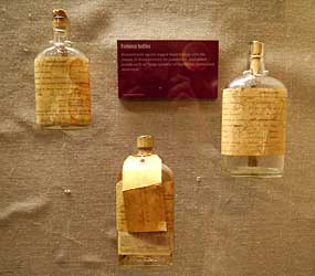 Prohibition evidence bottles.